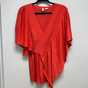 Anthropologie Moth Asymmetrical Wrap Sweater